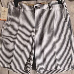 Dockers Mens Ultimate Shorts Supreme Flex, Size 33, Blue/White